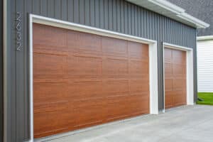 Midland Long Panel Carriage garage door example